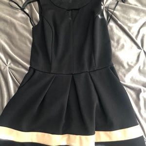 Black and Light Brown Dress